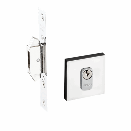 FECHADURA PADO BICO DUPLO CROMADA